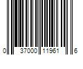 Barcode Image for UPC code 037000119616