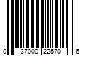 Barcode Image for UPC code 037000225706