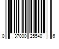 Barcode Image for UPC code 037000255406