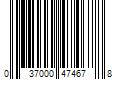 Barcode Image for UPC code 037000474678. Product Name: 