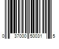 Barcode Image for UPC code 037000500315