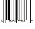 Barcode Image for UPC code 037000673897