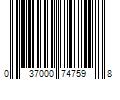 Barcode Image for UPC code 037000747598