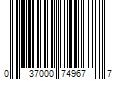 Barcode Image for UPC code 037000749677