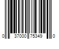 Barcode Image for UPC code 037000753490