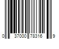 Barcode Image for UPC code 037000783169. Product Name: 