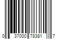 Barcode Image for UPC code 037000783817