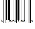 Barcode Image for UPC code 037000813675