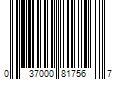 Barcode Image for UPC code 037000817567