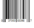 Barcode Image for UPC code 037000833987