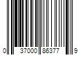 Barcode Image for UPC code 037000863779