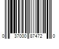 Barcode Image for UPC code 037000874720