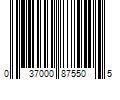 Barcode Image for UPC code 037000875505. Product Name: 