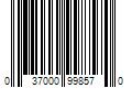 Barcode Image for UPC code 037000998570