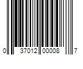 Barcode Image for UPC code 037012000087