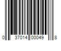 Barcode Image for UPC code 037014000498