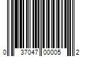 Barcode Image for UPC code 037047000052