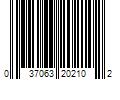 Barcode Image for UPC code 037063202102