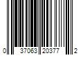 Barcode Image for UPC code 037063203772