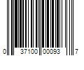 Barcode Image for UPC code 037100000937