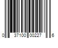 Barcode Image for UPC code 037100002276