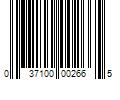 Barcode Image for UPC code 037100002665