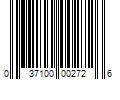 Barcode Image for UPC code 037100002726