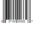 Barcode Image for UPC code 037100003327