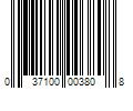 Barcode Image for UPC code 037100003808