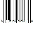 Barcode Image for UPC code 037100006816