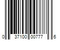 Barcode Image for UPC code 037100007776