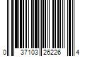 Barcode Image for UPC code 037103262264