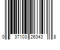 Barcode Image for UPC code 037103263438