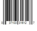 Barcode Image for UPC code 037103316127