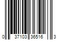 Barcode Image for UPC code 037103365163