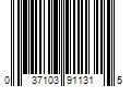 Barcode Image for UPC code 037103911315