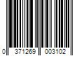 Barcode Image for UPC code 0371269003102