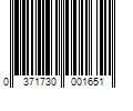 Barcode Image for UPC code 0371730001651