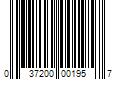 Barcode Image for UPC code 037200001957