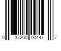 Barcode Image for UPC code 037200004477