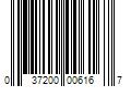 Barcode Image for UPC code 037200006167