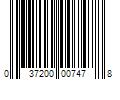 Barcode Image for UPC code 037200007478