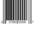 Barcode Image for UPC code 037360000067