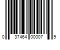 Barcode Image for UPC code 037464000079