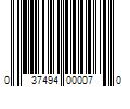 Barcode Image for UPC code 037494000070