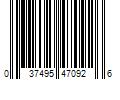 Barcode Image for UPC code 037495470926