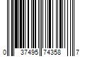 Barcode Image for UPC code 037495743587