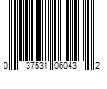 Barcode Image for UPC code 037531060432. Product Name: Lifetime Brands Inc Kamenstein Elite Pre-Filled Salt and Pepper Grinder Set  Filled in the USA