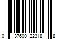 Barcode Image for UPC code 037600223188