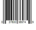 Barcode Image for UPC code 037600369749